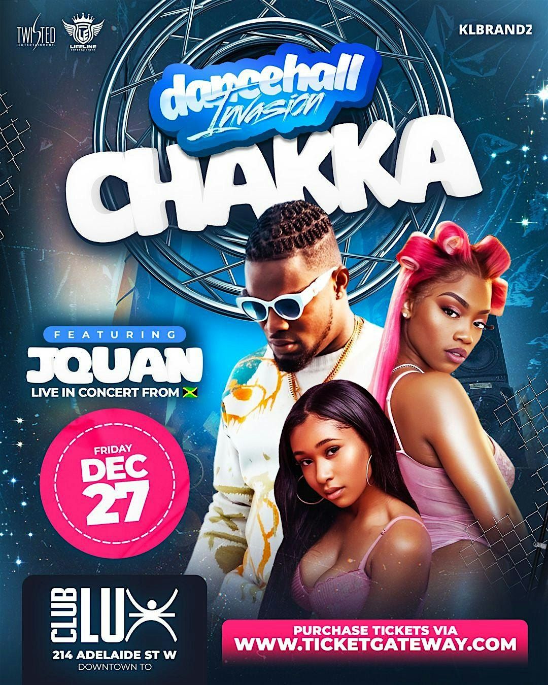 Chakka Ft Jquan | Dec 27th | Club Lux