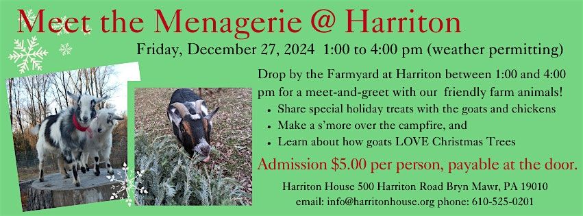 Meet the Menagerie @ Harriton