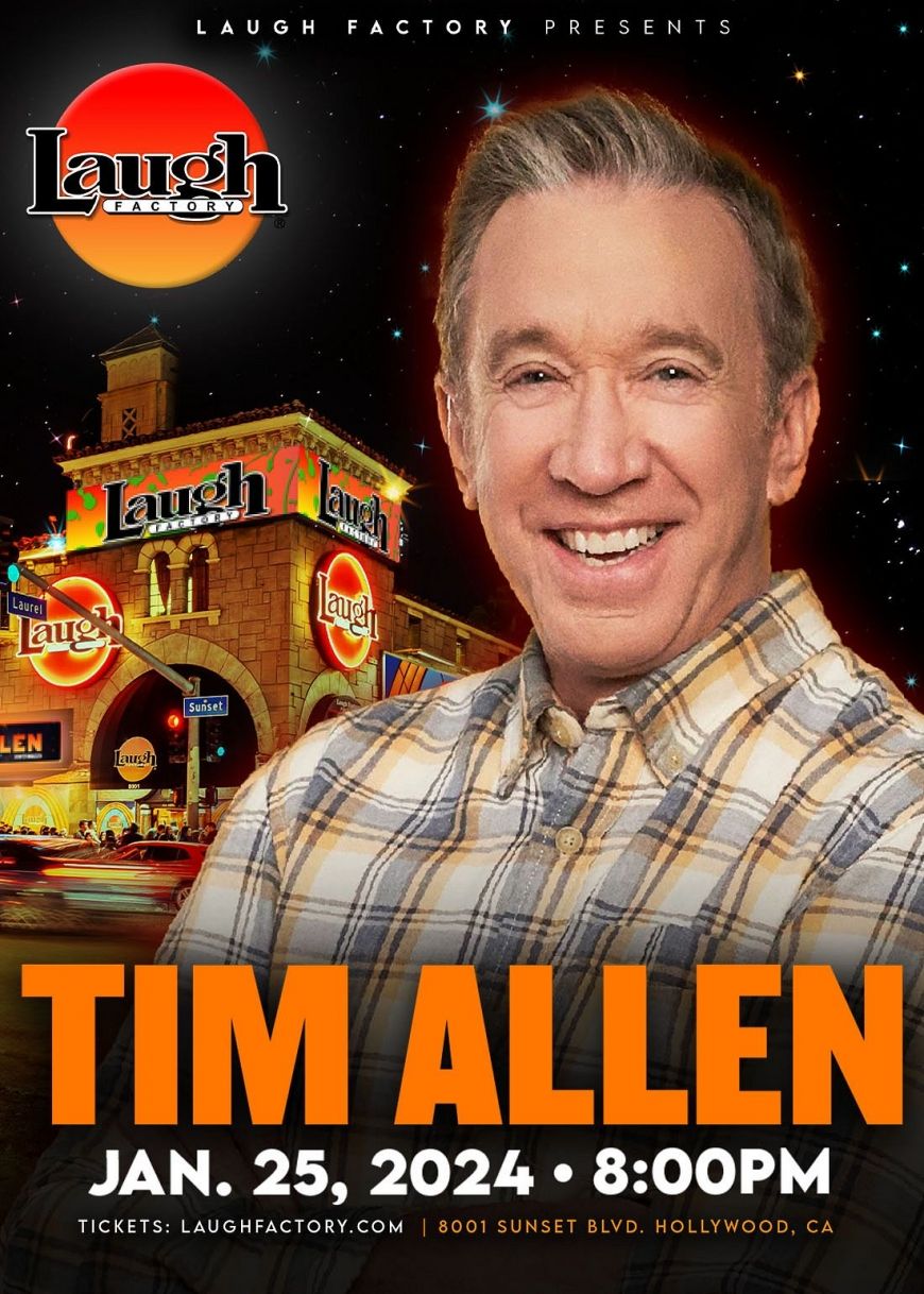 Tim Allen at Bob Hope Theatre - CA