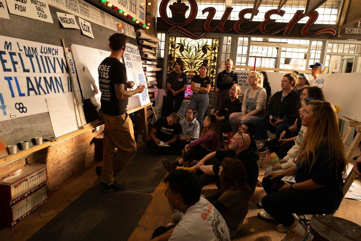 Signwriter's 'Block' Brush Lettering LONDON 6th & 7th September