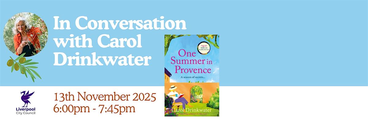 In Conversation with Carol Drinkwater