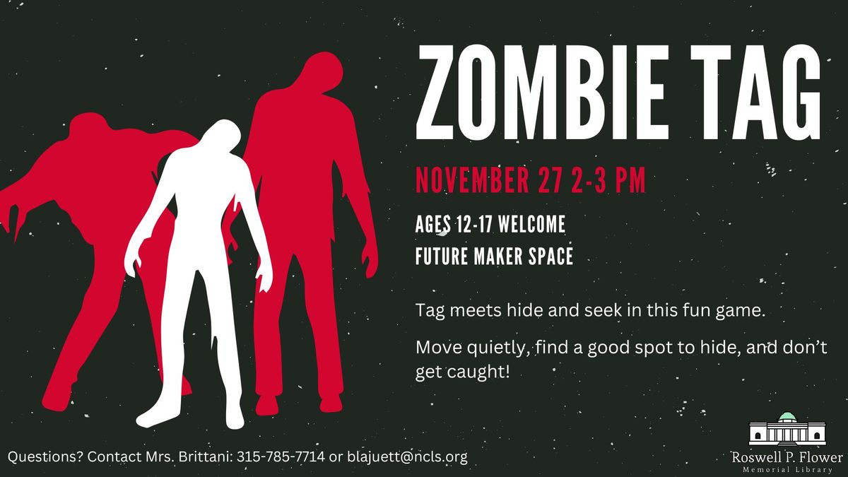 Ages 12-17 Zombie Tag