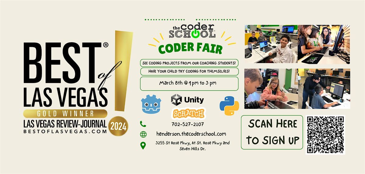 Demo Day Coder Fair at theCoderSchool Henderson