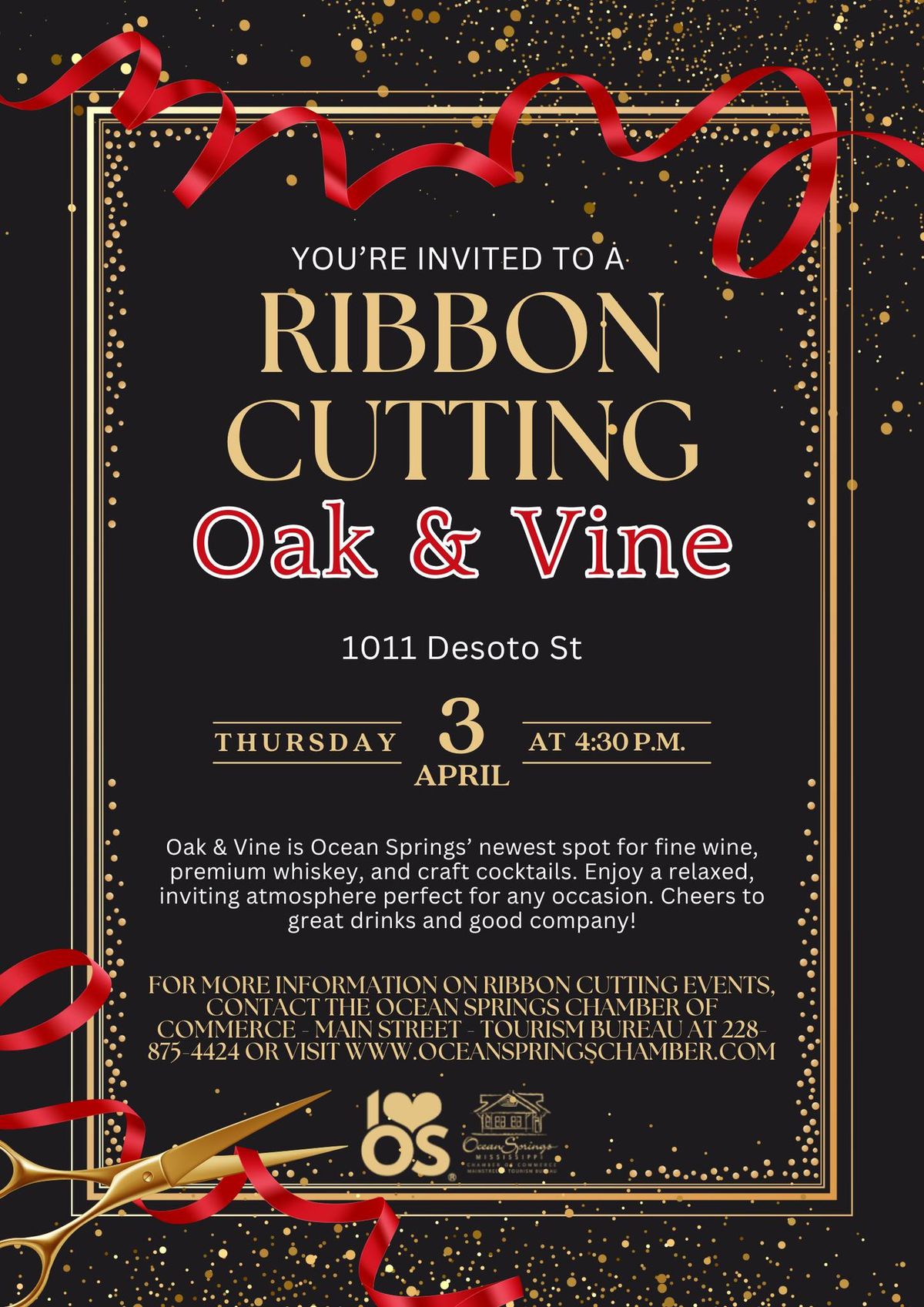 Ribbon Cutting - Oak & Vine