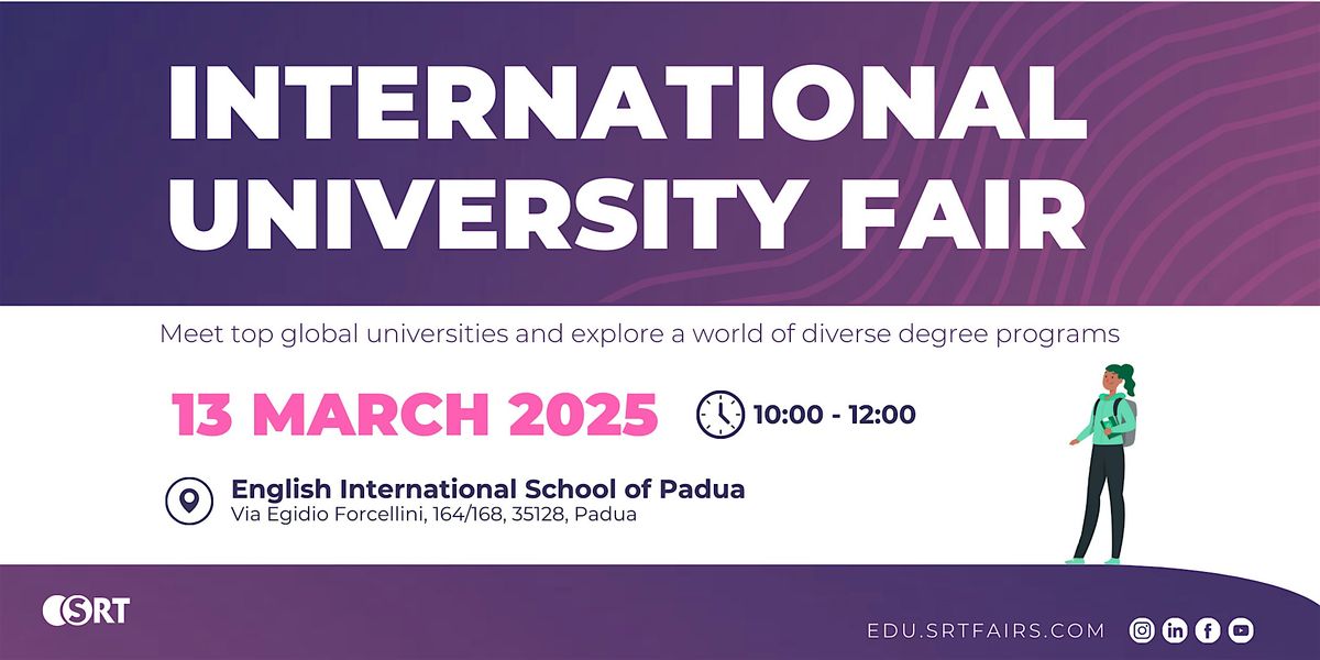 SRT International University Fair | English International School of Padua