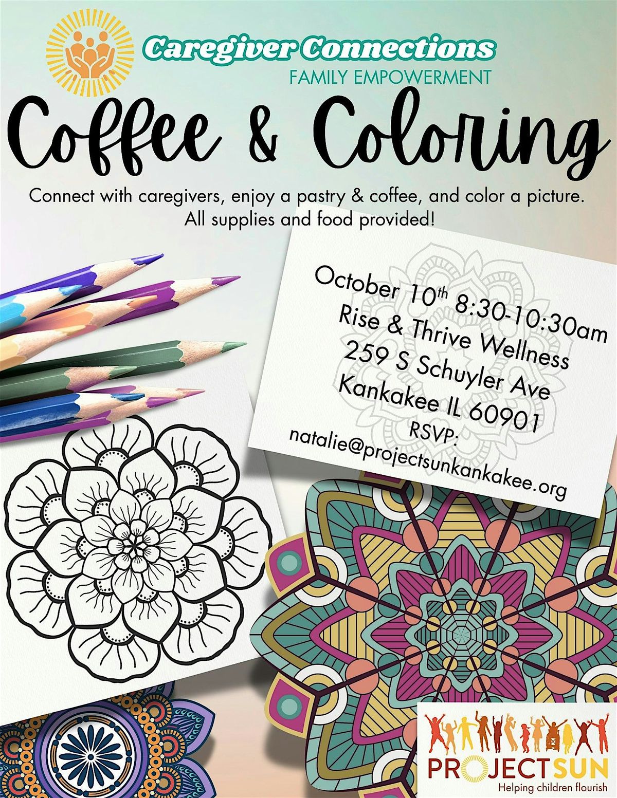 Caregiver Connections: Coffee & Coloring