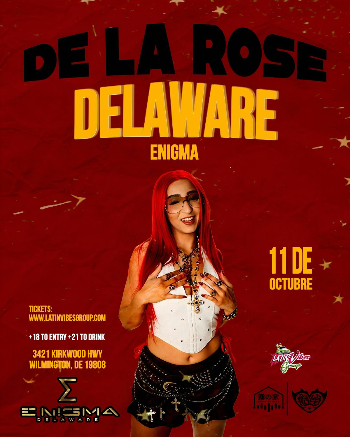 DE LA ROSE LIVE IN CONCERT\/ ENIGMA DELAWARE