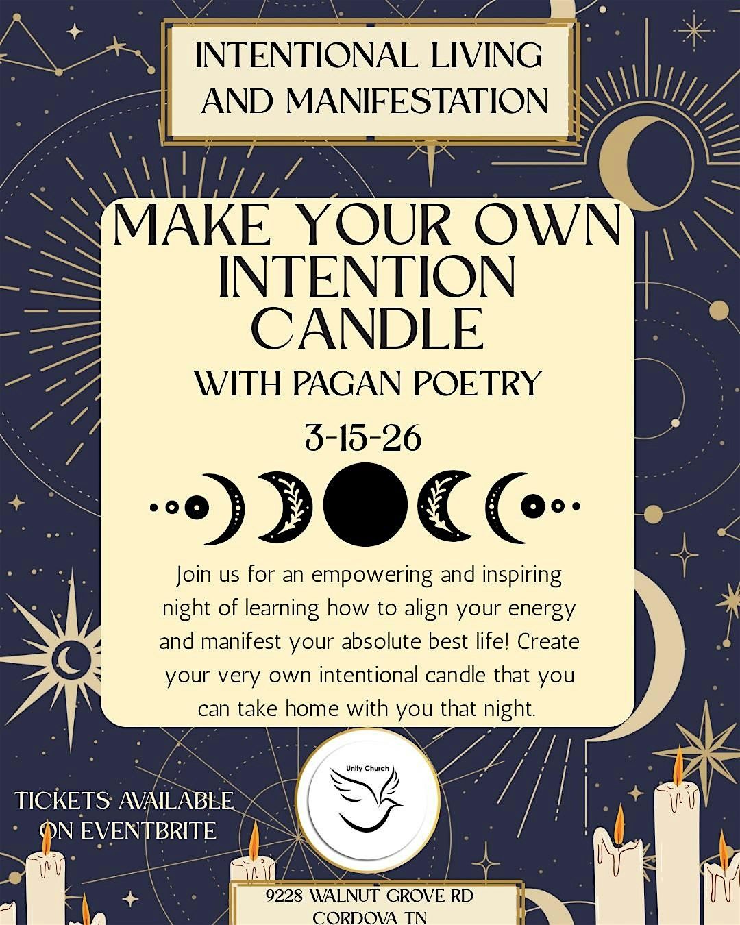 Make your own intention candle-Intentional living and manifestation