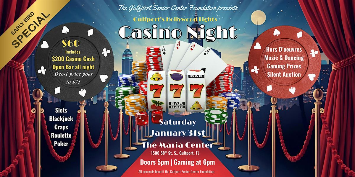 Gulfport's Hollywood Lights Casino Night