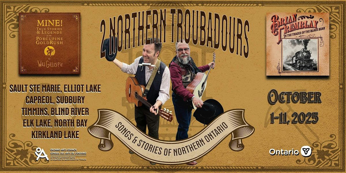 Will Gillespie & Brian Tremblay-2 Northern Troubadours - Live at Knox Hall