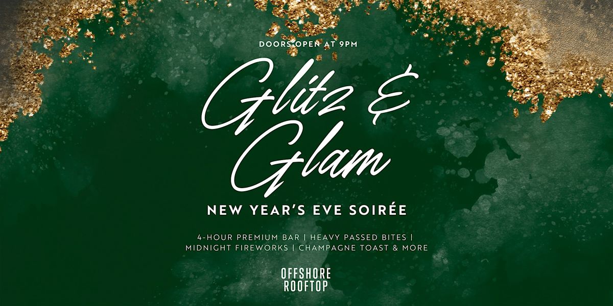 OFFSHORE ROOFTOP'S GLITZ & GLAM NEW YEAR'S EVE SOIR\u00c9E