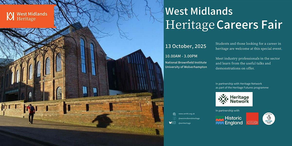 West Midlands Heritage Careers Fair 2025