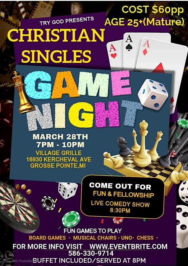 CHRISTIAN SINGLES GAME NIGHT