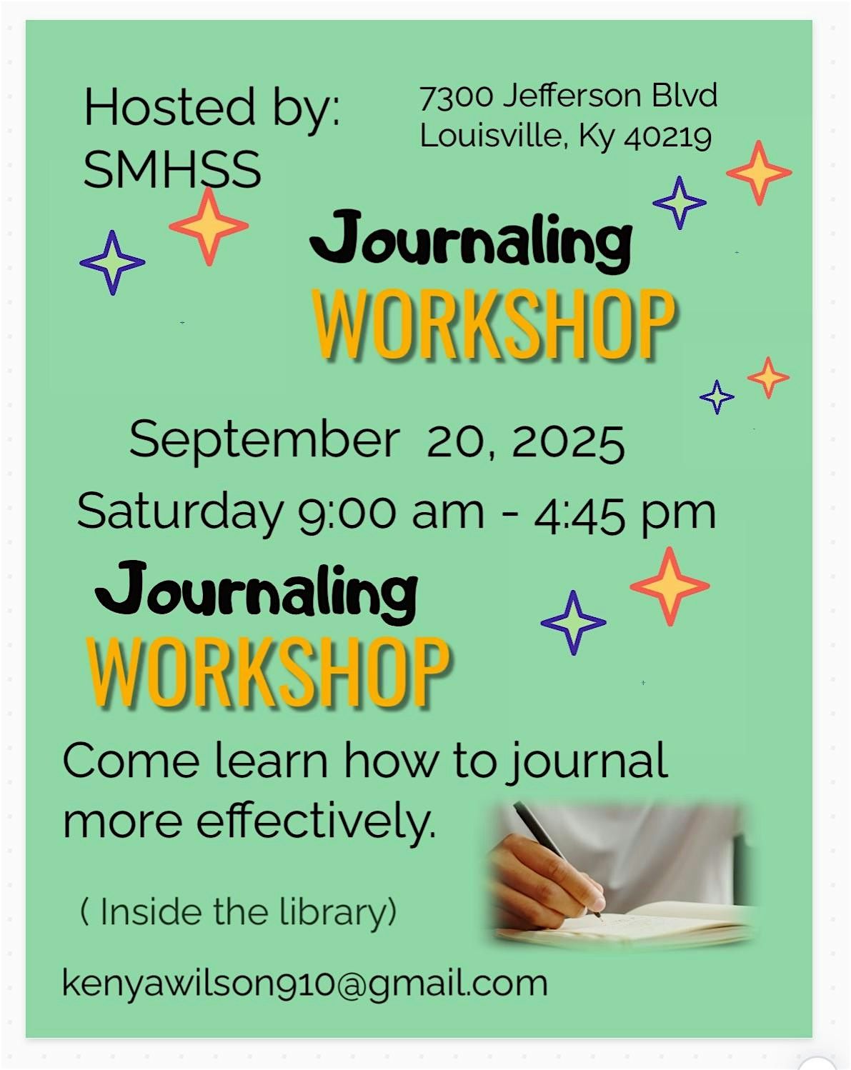 Journaling Workshop