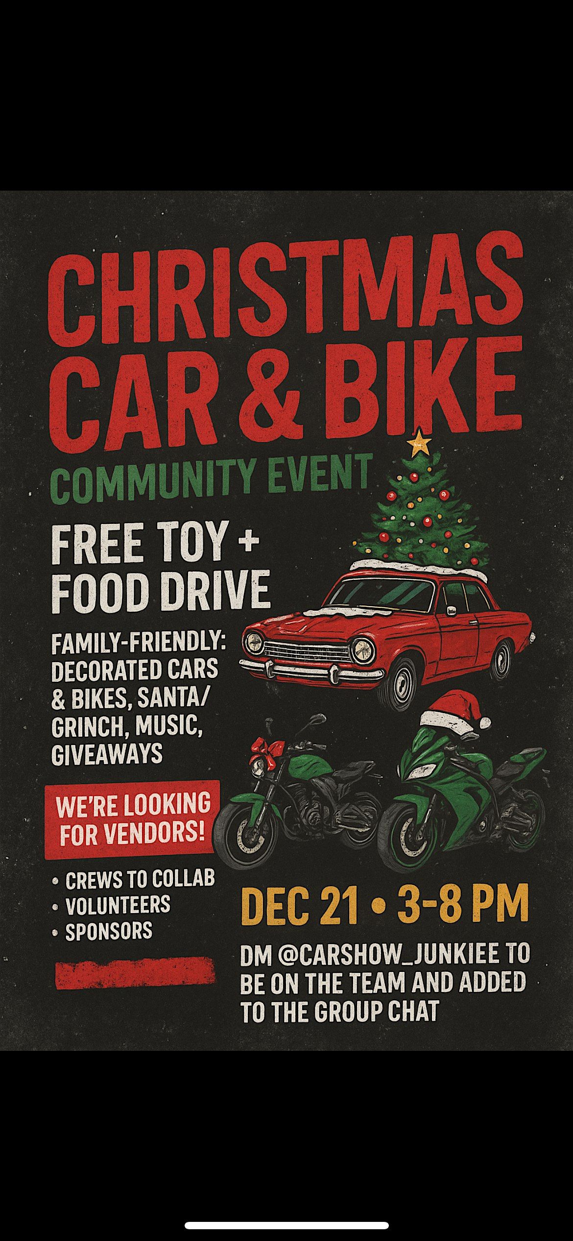 Santa\u2019s Enchanted Motor Fest : For the kids community Giveaway \/ car show