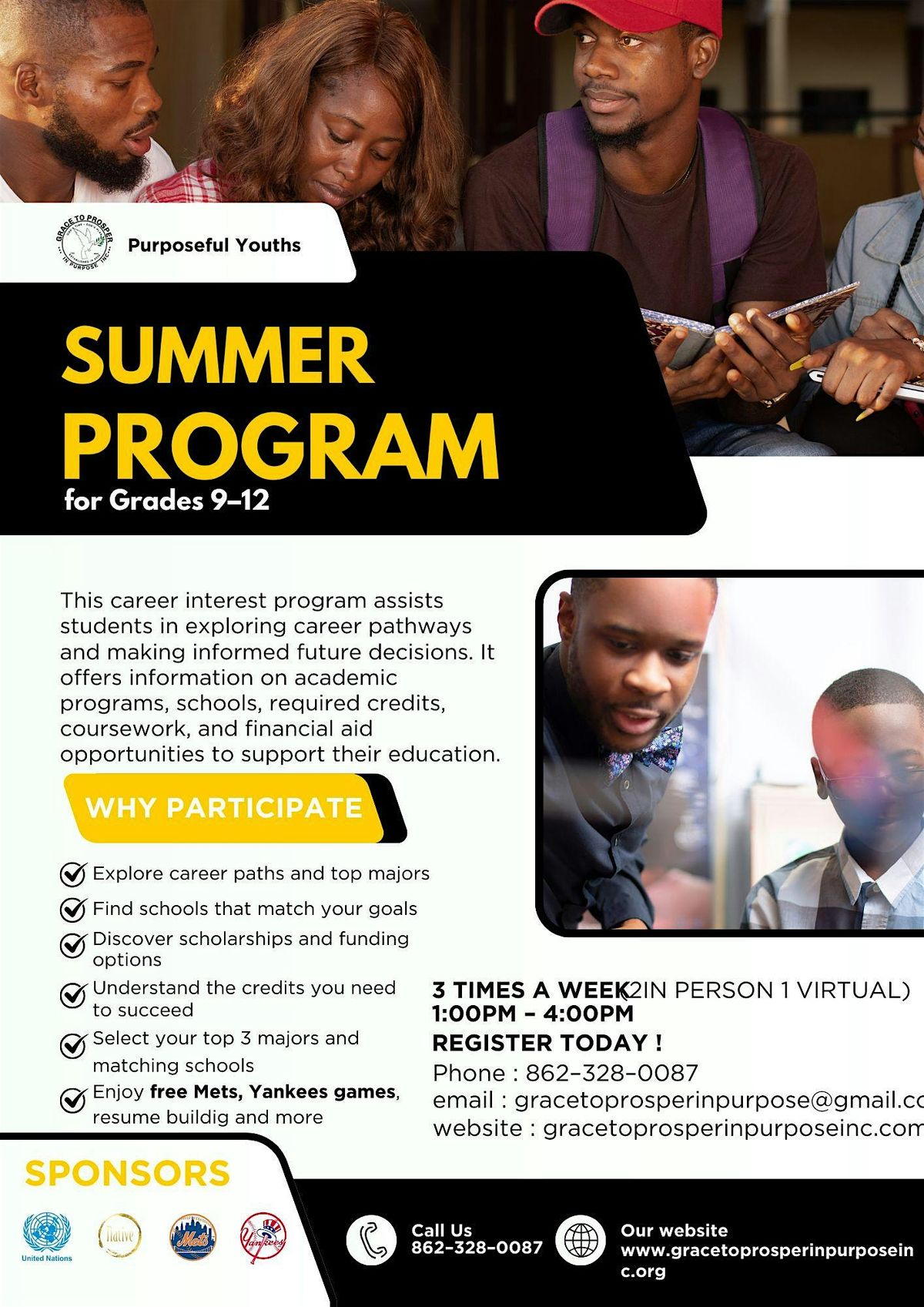 Purposeful Youth Free Summer Camp