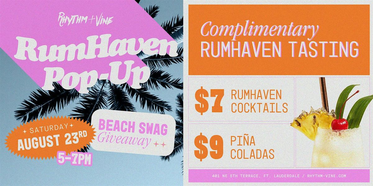 RumHaven Pop Up | Rhythm & Vine
