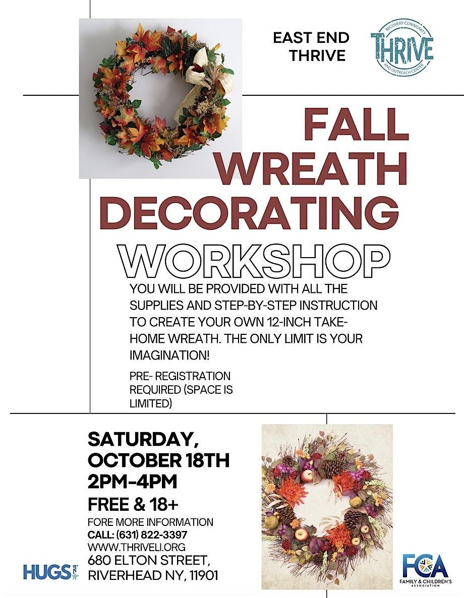 Fall Wreath Decorating Workshop