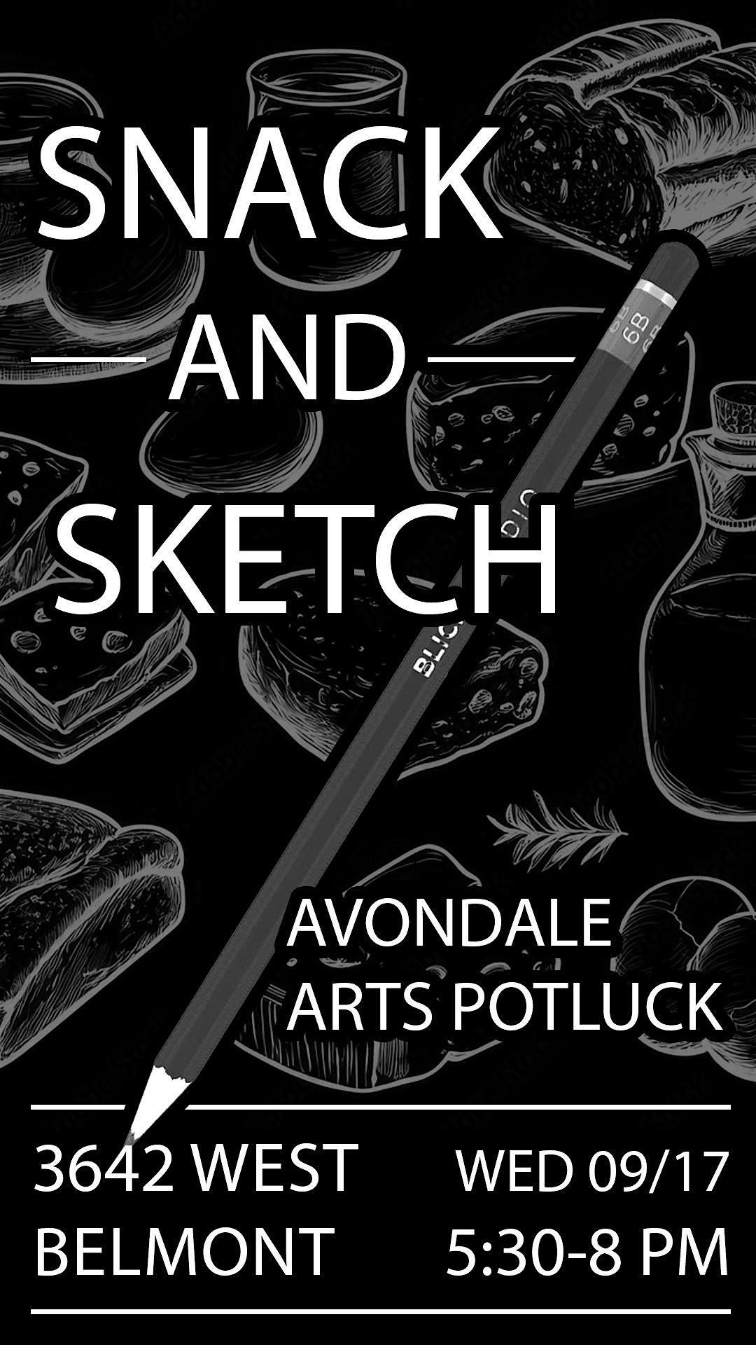 Snack and Sketch - an Avondale Arts Potluck Freeform