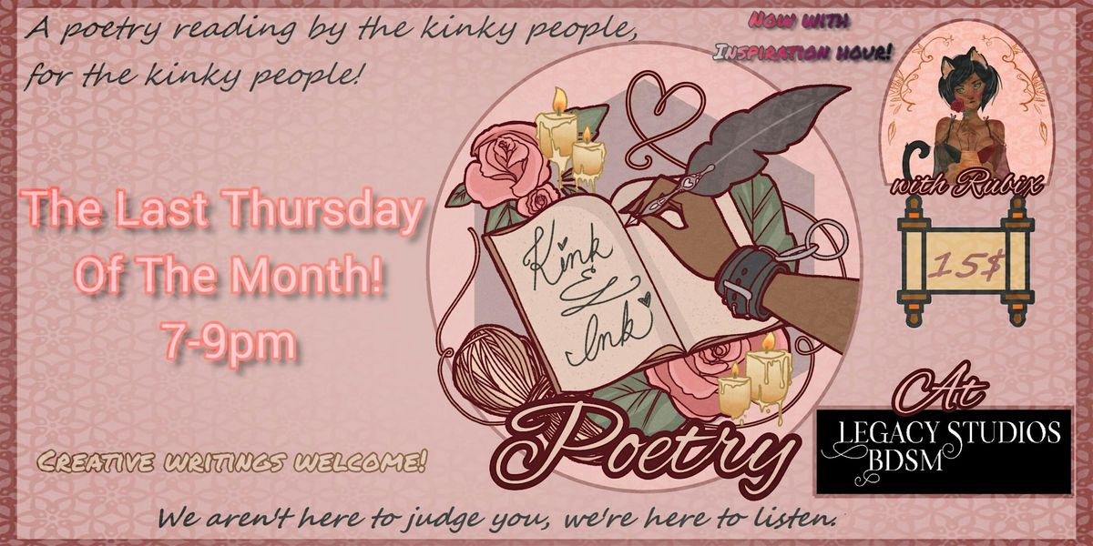 Kink & Ink Poetry Readings August