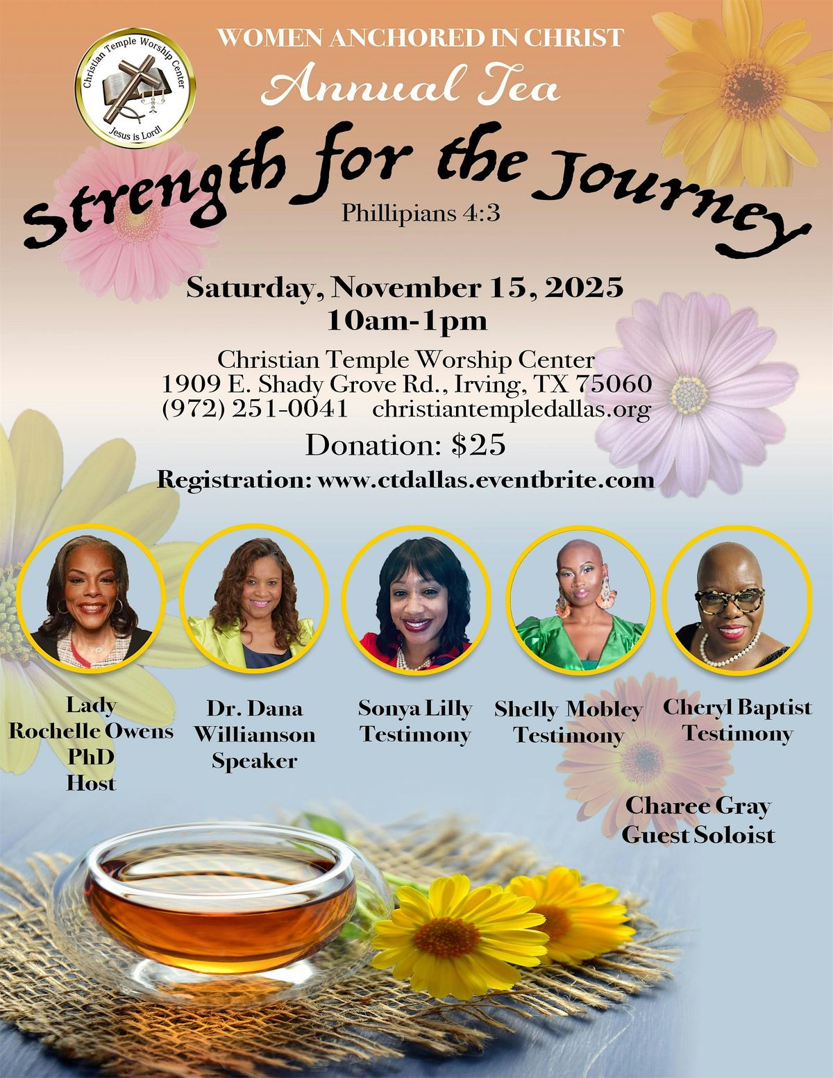 Annual Tea: Strength for the Journey