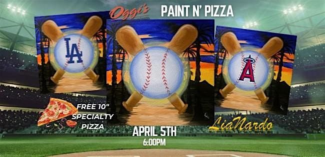 Paint N' Pizza at Oggi's Fontana w\/LiaNardo Mobile Paint & Sip