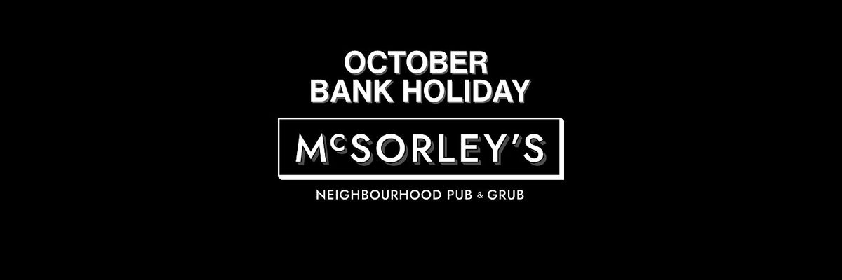 October Bank Holiday - OAS1S tribute band at McSorley's