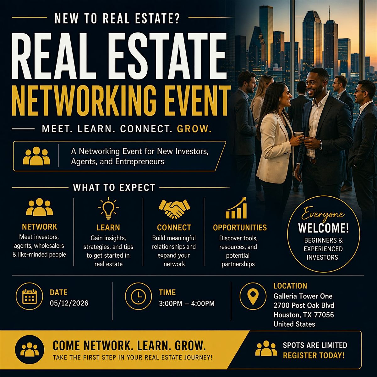 Getting Started in Real Estate \u2013 Networking Event