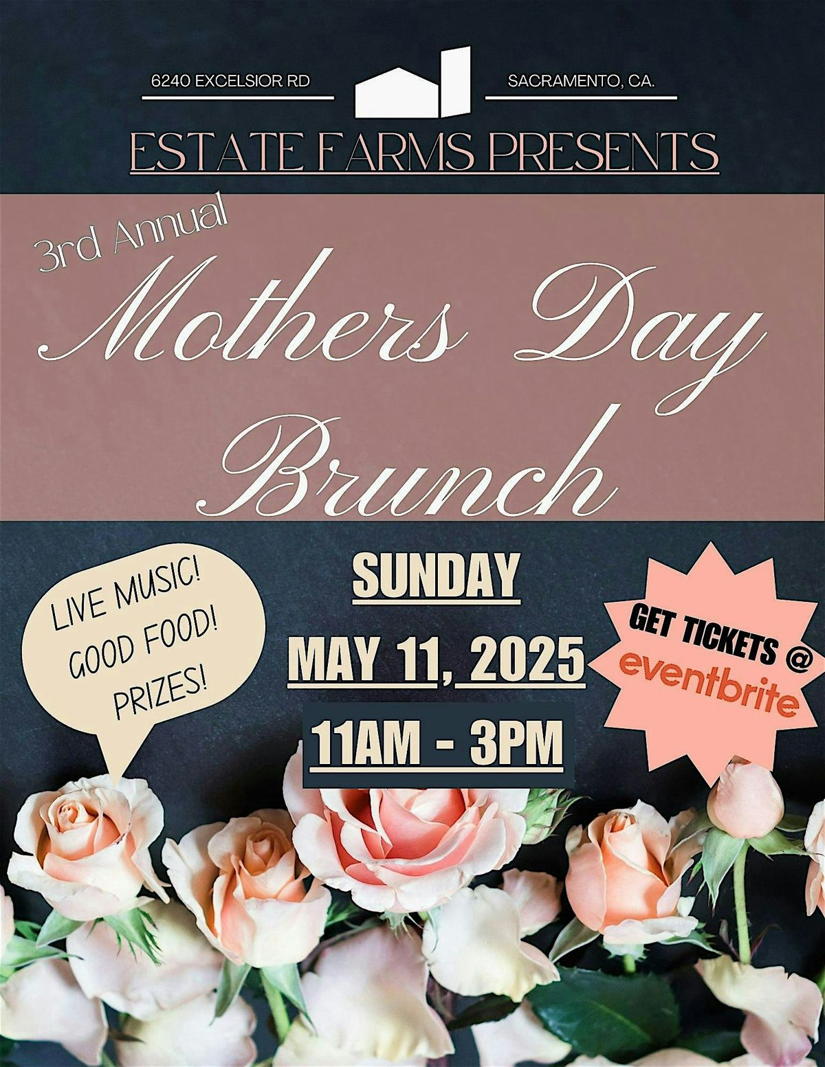 916 Estate Farms: 3rd Annual Mother's Day Brunch