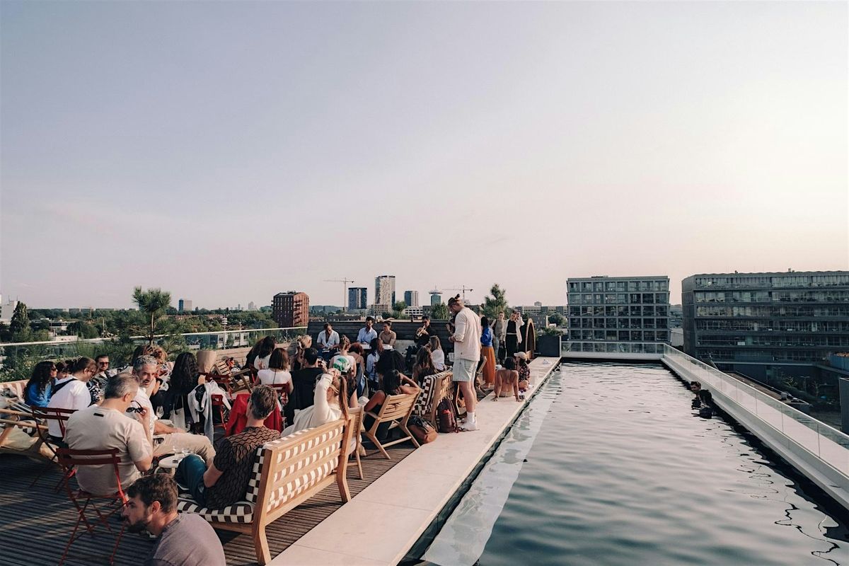 Offline Rooftop, Poolside & Sauna Hangout | Stretch & Fold