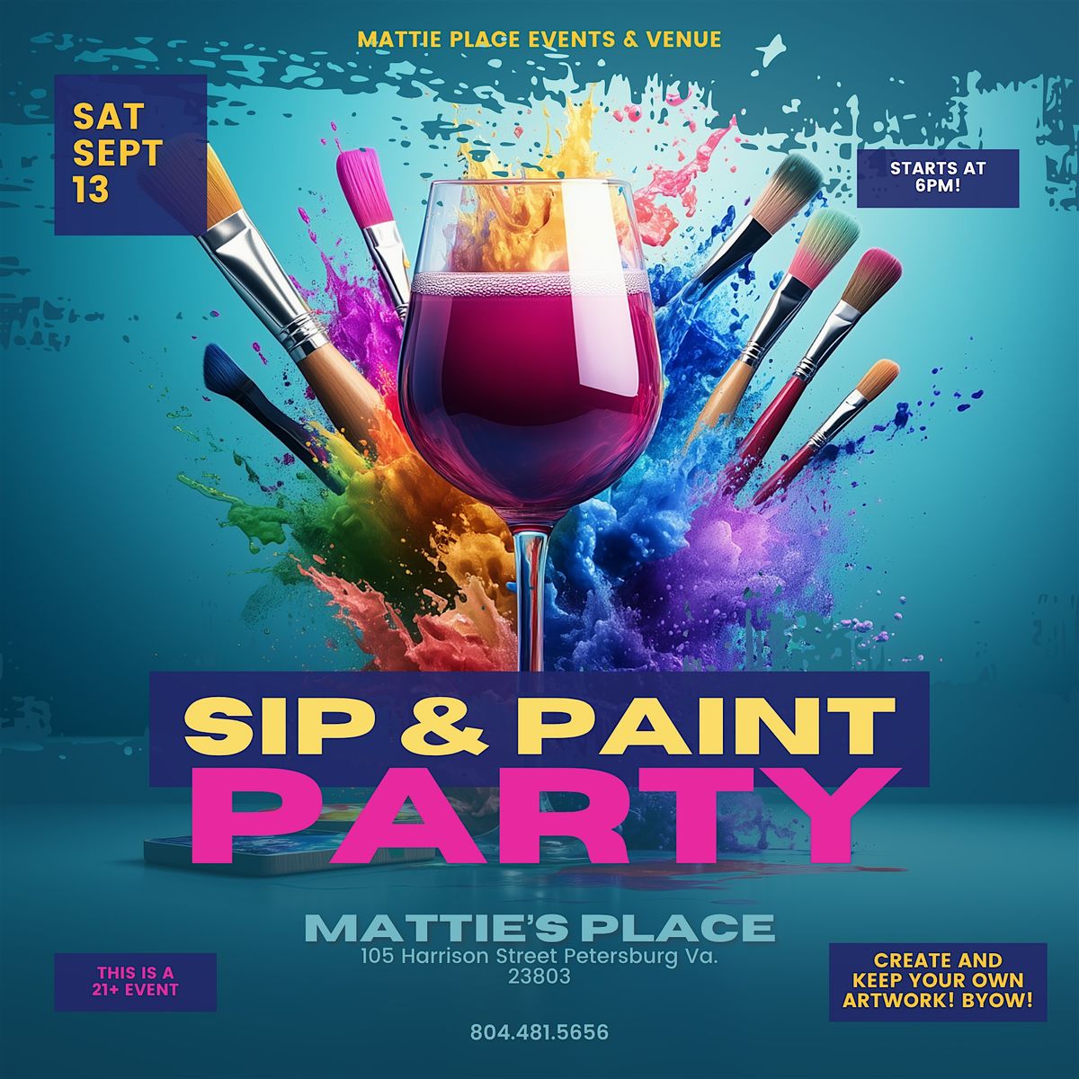 Sip & Paint Party