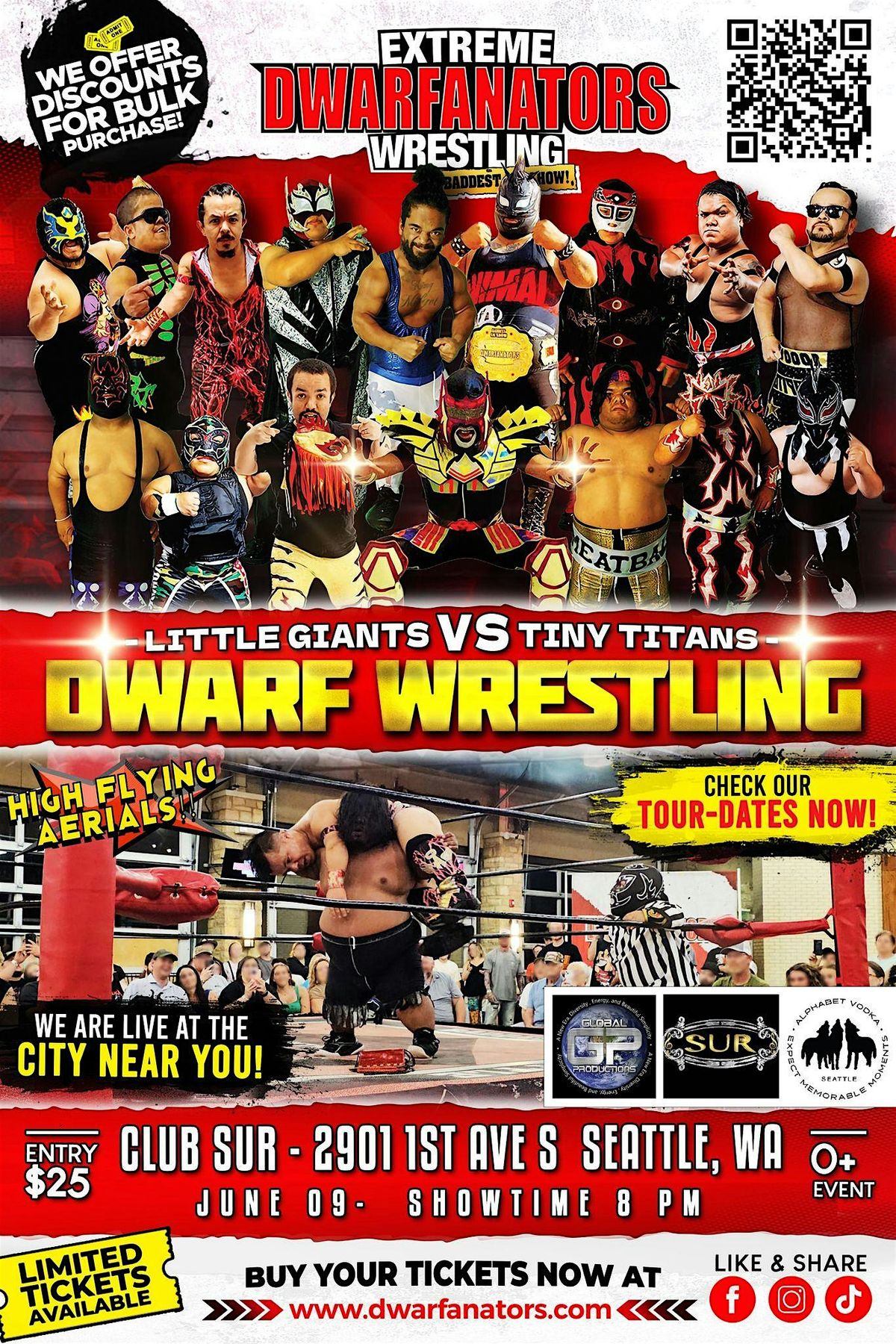 EXTREME DWARFANATORS WRESTLING