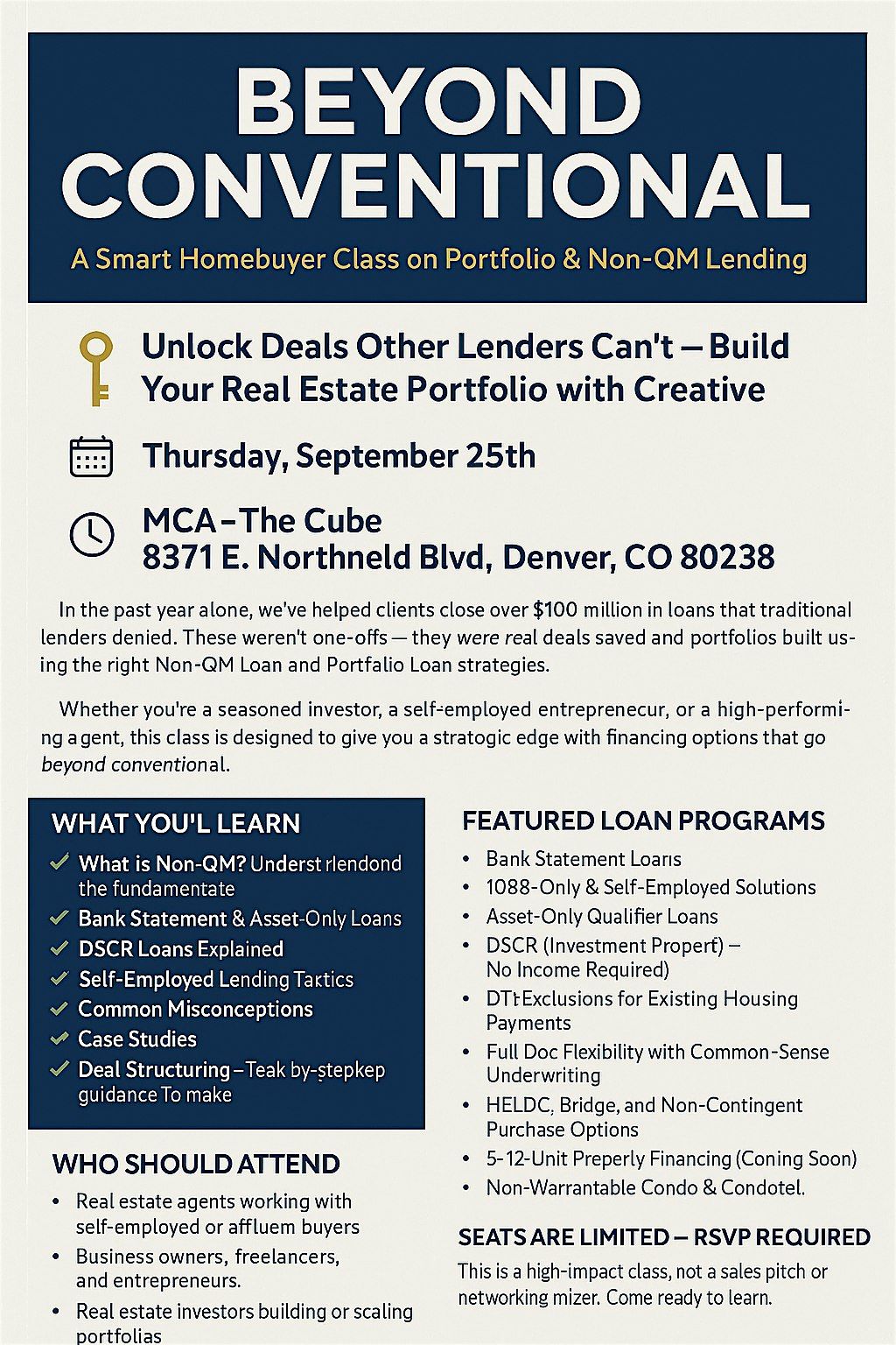 Beyond Conventional: A Smart Homebuyer Class on Portfolio & Non-QM Lending
