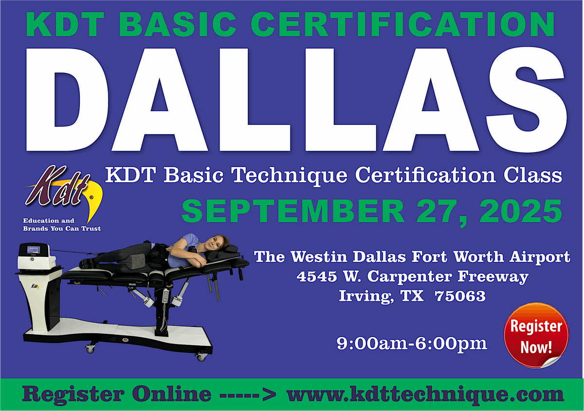 BASIC CERTIFICATION SEMINAR -  SEPTEMBER 27, 2025 - DALLAS FORT WORTH