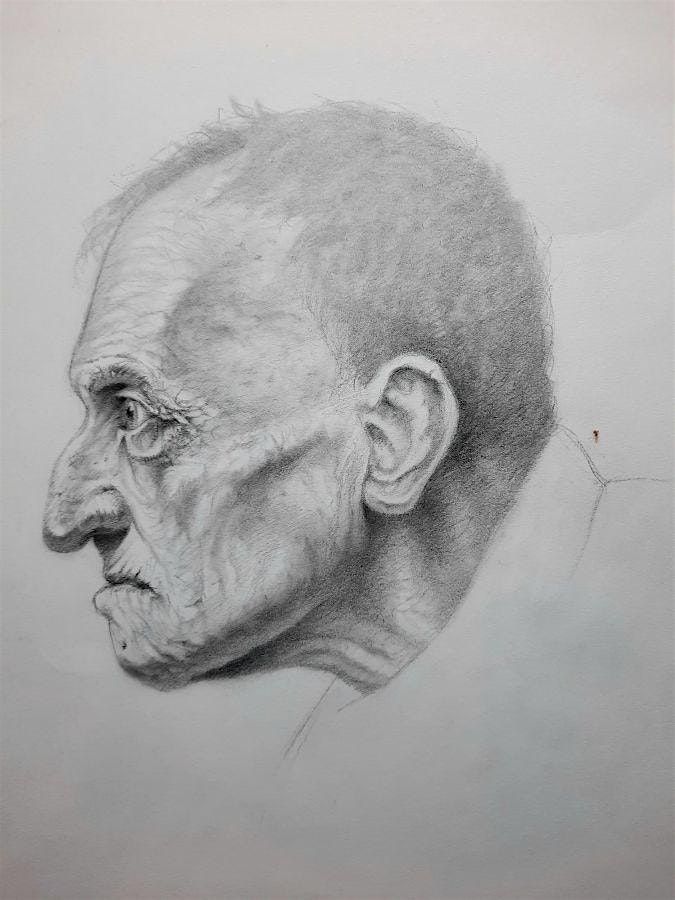 Drawing a portrait tutorial