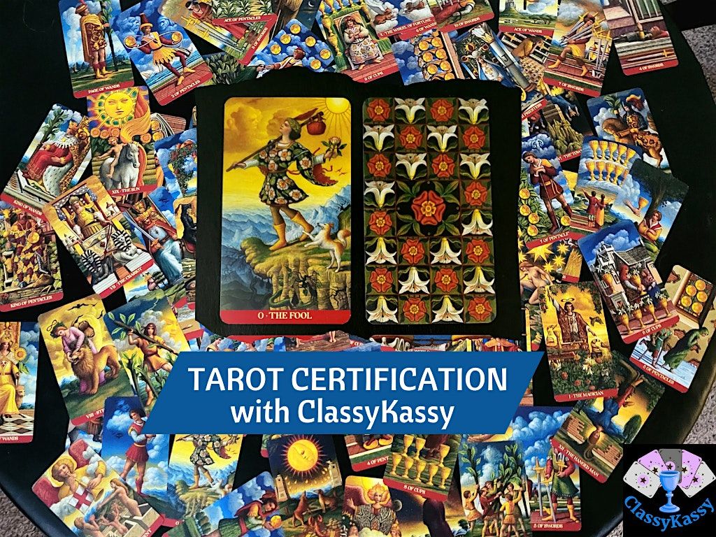 Tarot Certification Course EARLYBIRD DISCOUNT for All  13 Tarot Classes