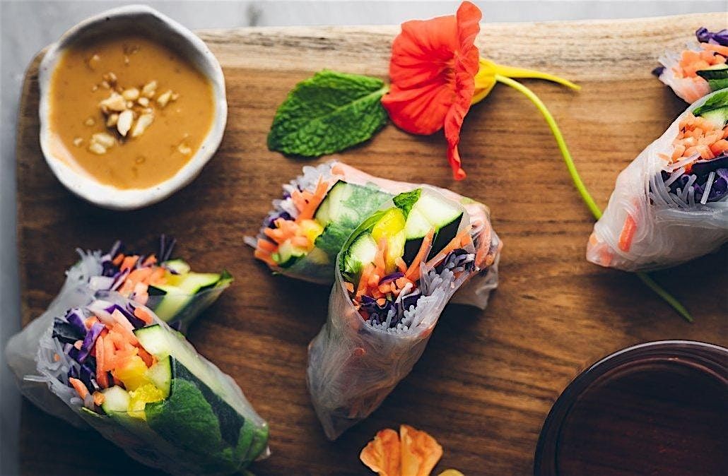 Cooking Class: Fresh Spring Rolls With Dipping Sauces