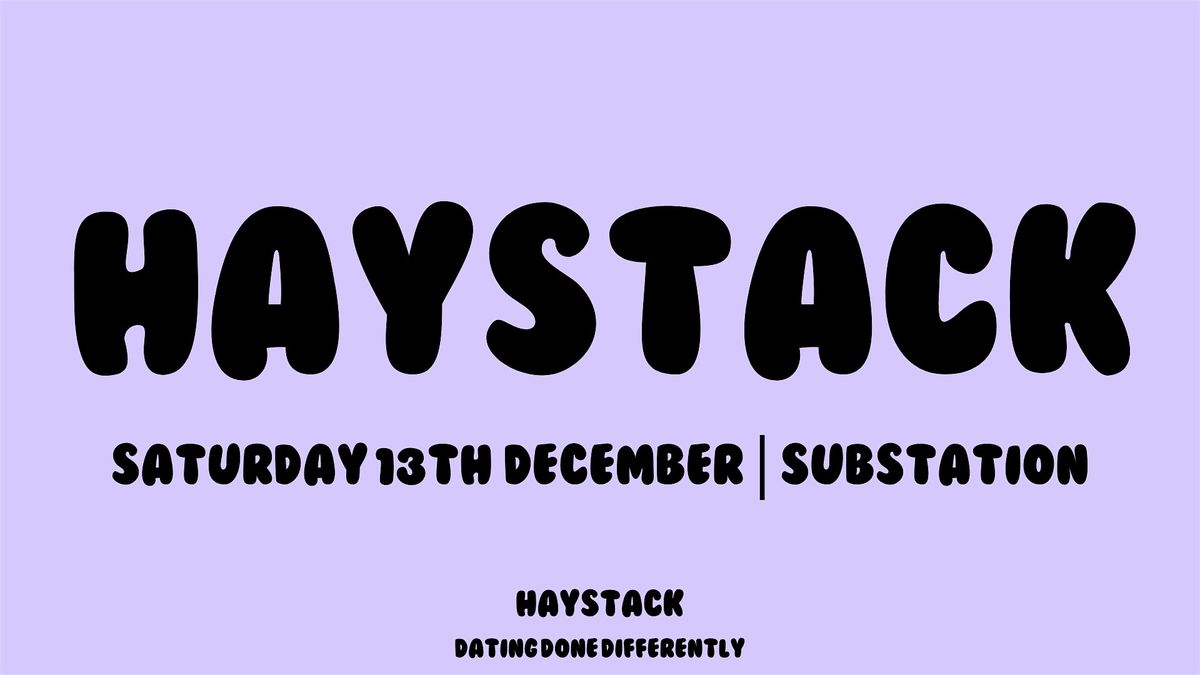 HAYSTACK DATING | ROCK CLIMBING | BRIXTON | SATURDAY 13TH DECEMBER
