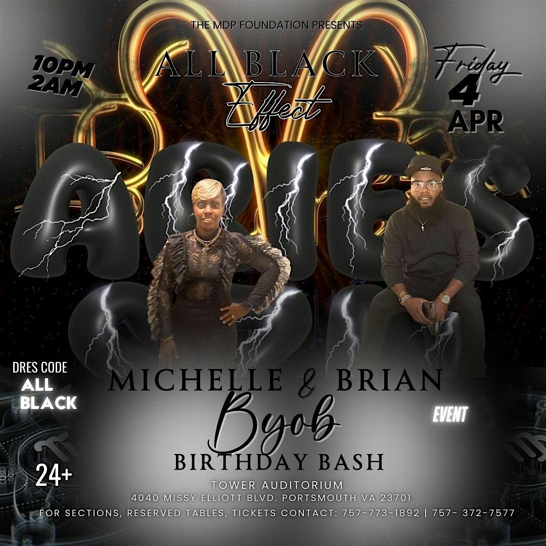 Michelle & Brian All Black Effect Aries Bash