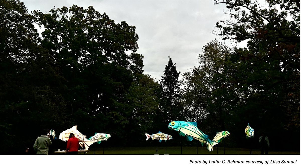 On View: Biiskaabe Zaa\u2019Emaanag (Return of the Salmon) by Joseph Sagaj