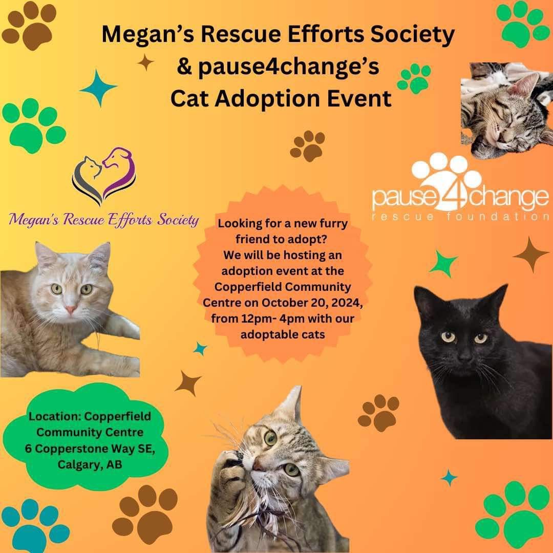 Megan's Rescue Efforts Society and Pause4Change Adoption Event