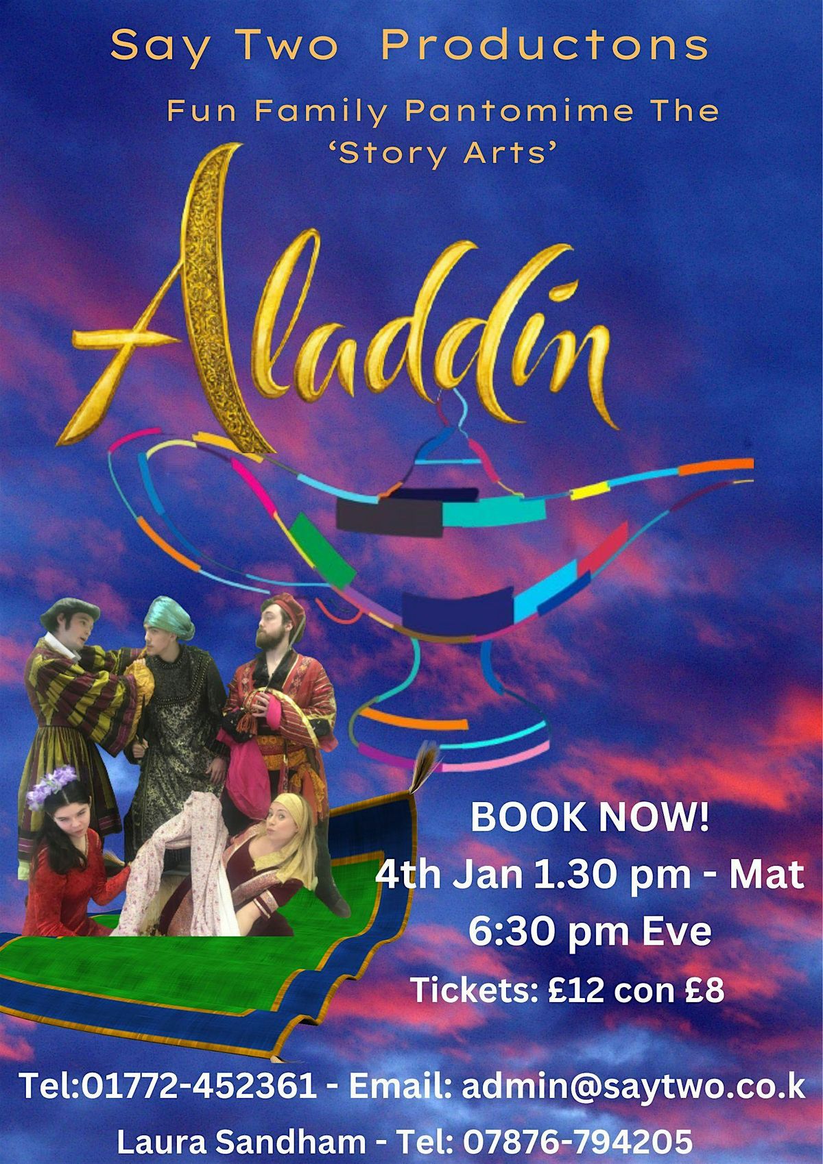 Aladdin - Interactive Family Pantomime at The Storey, Lancaster