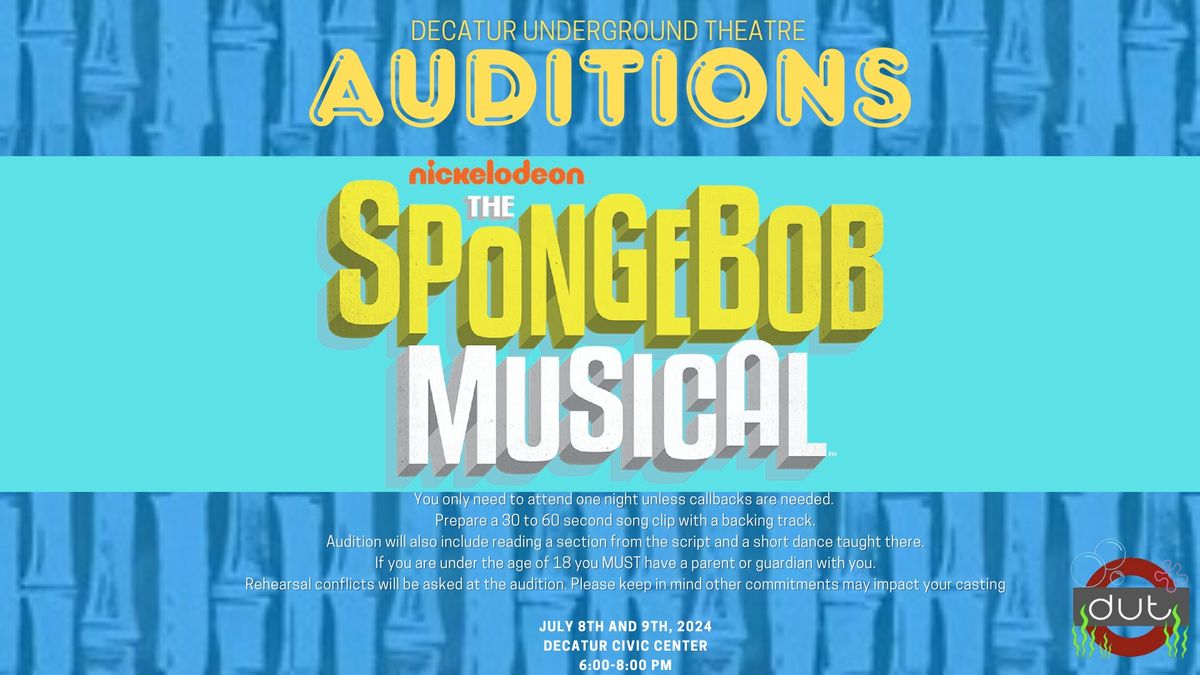 SpongeBob The Musical Auditions