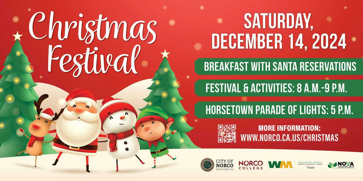 Breakfast with Santa & Christmas Festival