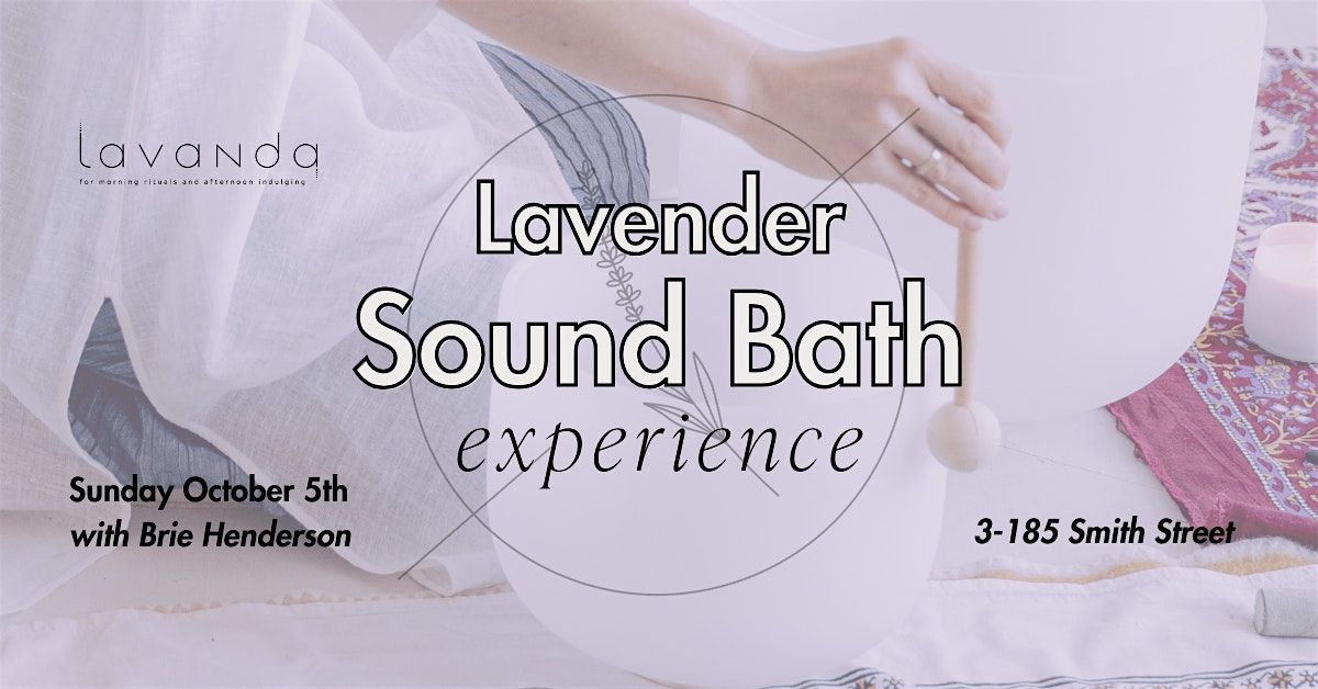 Lavender Sound Bath