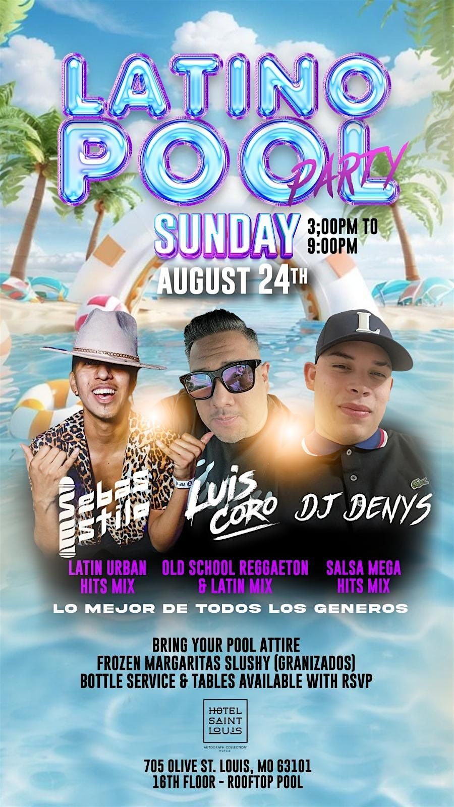 POOL PARTY LATINO - STL VERSION