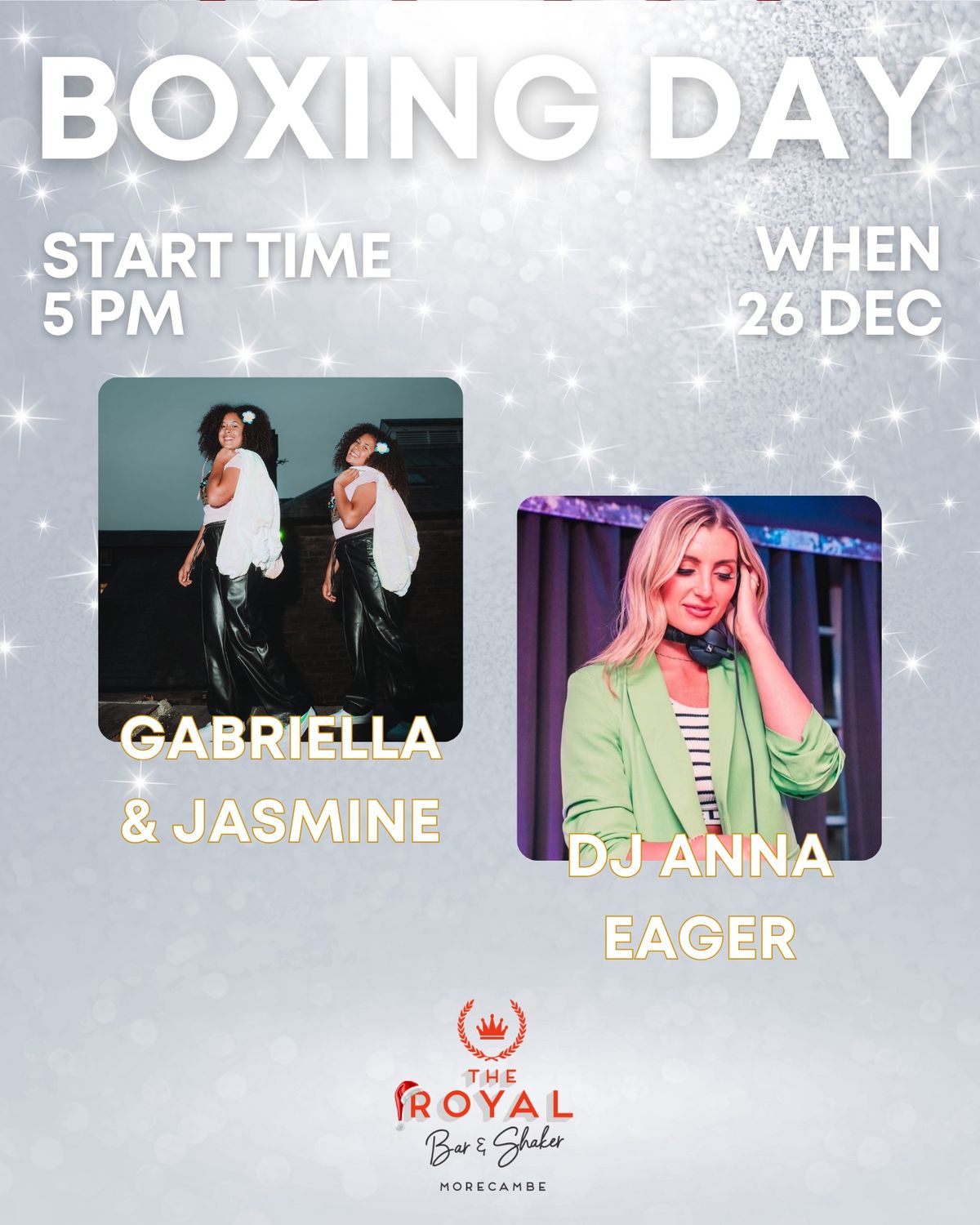 Boxing Day Live Music: Gabriella & Jasmine | DJ Anna Eager \ud83c\udf81\ud83c\udfb6