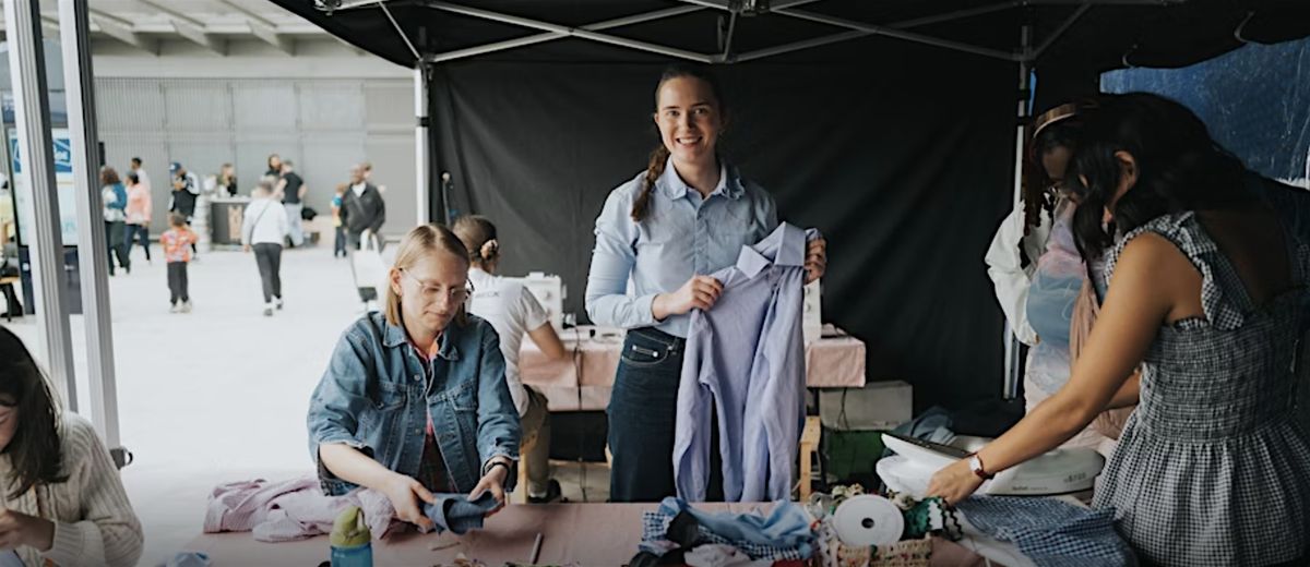 Shirt up-cycling workshop with Grandpa's Shirts