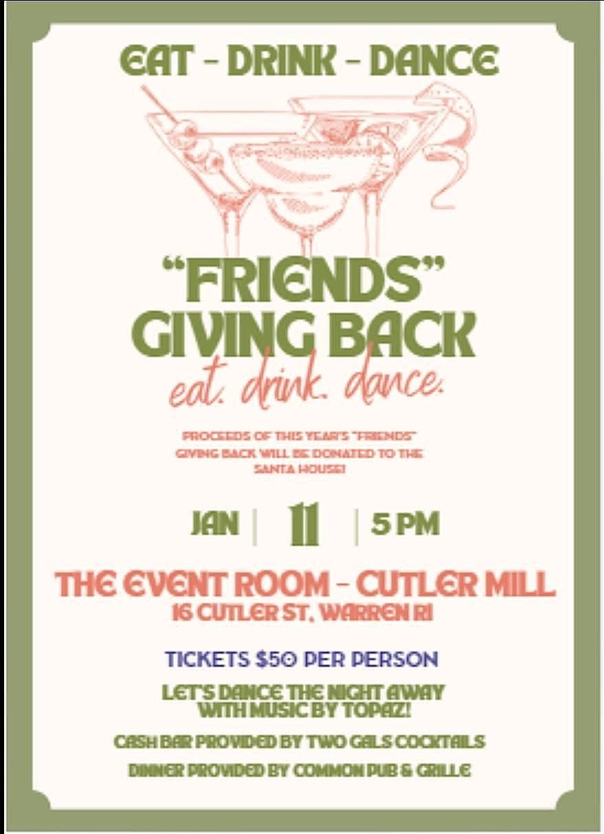 Friends 'Giving" Back