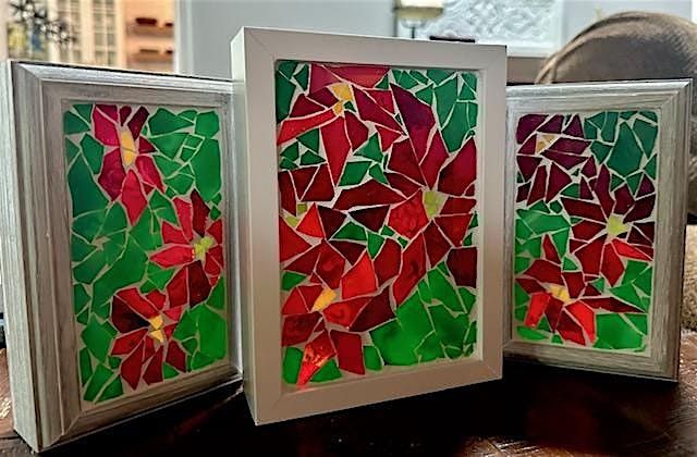 Mosaic Poinsettia Box